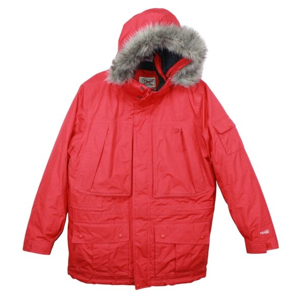 LL Bean Baxter State Down Parka Red Size Large - Picture 1 of 12